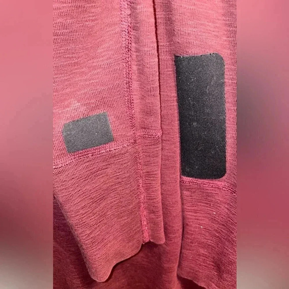 Wings + Horns Signal Slubbed Long Sleeve burgundy T-Shirt L - Picture 4 of 6